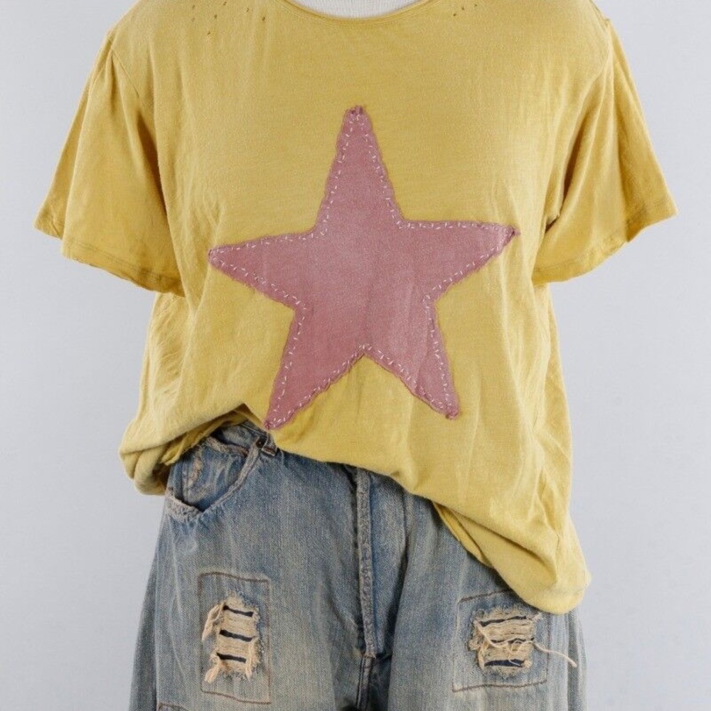 Magnolia Pearl Molly Tee Star Patch - Picture 2 of 5